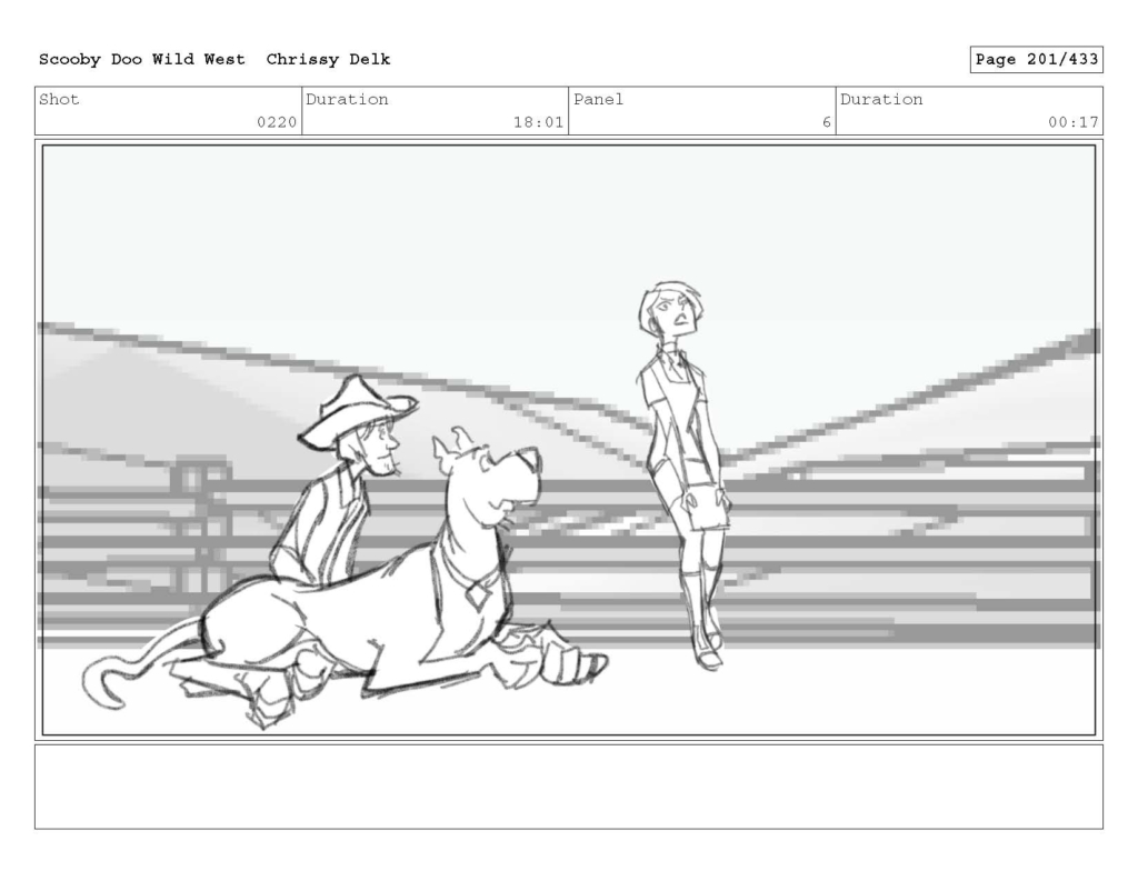 Scooby Doo Comedy Action Storyboards Chrissy Delk Portfolio